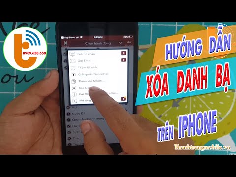 Cách Xoá Danh Bạ Trên iPhone 1 Số hoặc Nhiều Số Liên Lạc Trên iPhone