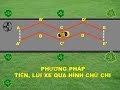 How to drive a car and Life Skills_Cách tiến lùi xe ô tô qua hình chữ chi