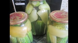 Огурцы с болгарским перцем и лимонной кислотой Огурцы с болгарским перцем и лимонной кислотой