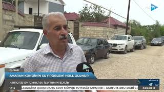 Qusarın Avaran Kəndində 133 Ev Içməli Su Ilə Təmin Edilib