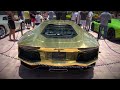 Worlds First Gold Plated Lamborghini Aventador LP700-4 unveiled