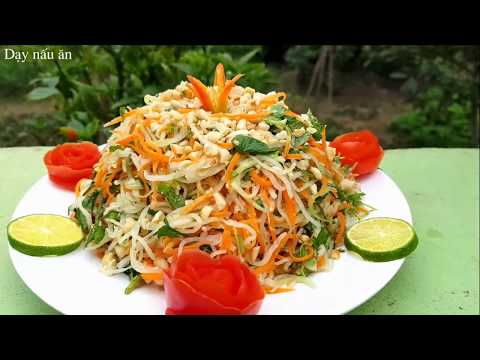 Cách làm nộm đu đủ chua ngọt đơn giản tại nhà Dạy Nấu Ăn