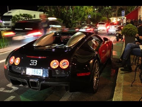 Monaco Night Life - Veyron Aventador Zonda S MP4-12C FF 458 SL65 BS