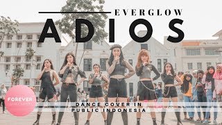 Kpop In Public - Everglow Adios Dance Cover In Public Indonesia