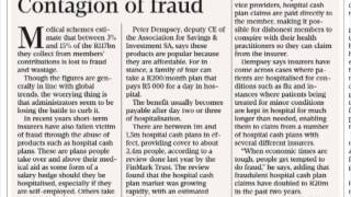 Increase in insurance fraud