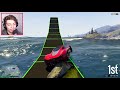 Impossible WAVE SURFING Troll Course! - GTA 5 Funny Moments