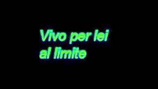 Vivo Per Lei Lyrics