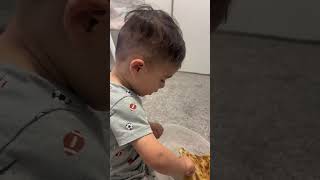 Cute Alyan His Bolani Eat