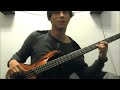 Maximum the Hormone - ROLLING 1000tOON (bass cover)