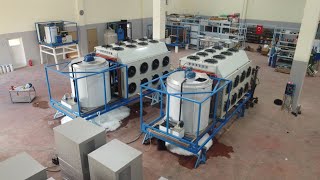How did our 20 Ton flake ice machine production, test, and export process go?