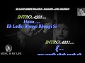 Ek Ladki Bheegi Bhaagi Si Karaoke With Scrolling Lyrics Eng. & हिंदी