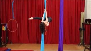Hip Swivels - Aerial Silk Tutorial With Aerial Physique