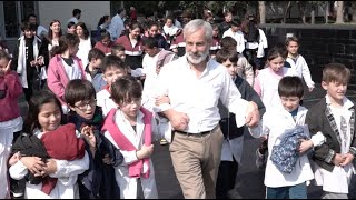 Visita de la Esc Nº22 del D.E. 14 al Museo Malvinas junto a Gustavo Vidal