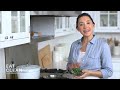 Watercress with Garlic and Scrambled Eggs - Eat Clean with Shira Bocar