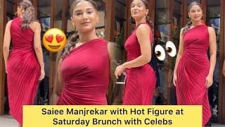 Dabang Girl Saiee Manjrekar Looking To Hot With Her Boombastic Figure