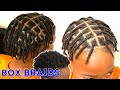 ⚠️Extreme⚠️ASAP Rocky🔥How to Box Braids🔥Short Hair Men|teen|boys box braids🔥