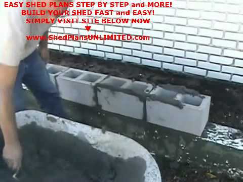 EZ Concrete, Cement, Cinder Block and Brick Laying using Joint Spacers