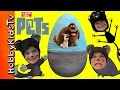 World's Biggest PETS Surprise Egg! Dogs + Cats Talking Toys. ...