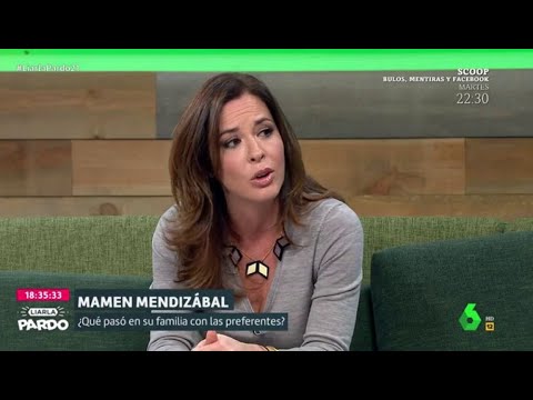 Mamen Mendizábal relata cómo su familia fue vÃctima de la estafa de las preferentes