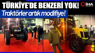 Modifiye Traktörler Bursa Tarım Fuarının Ilgi Odağı Oldu