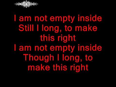 All That Remains - Empty Inside lyrics