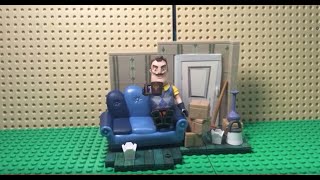 Hello Neighbour The Living Room Set Stop Motion Build.
