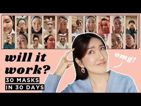 I used 1 Sheet Mask Everyday for 30Days & this is what happened #1sheetmask1day - YouTube