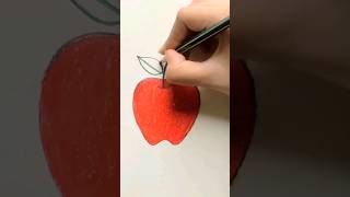 Easy Apple Drawing For Kids...