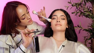 Asmr Bridal Airbrush Makeup Perfectionist Glam Look, Skin Prep, Tingles & Triggers Soft Spoken