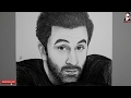 Ranbir Kapoor Drawing | Bollywood Superstar | Time Lapse | Pencil Drawing AMRIT PUN 2018