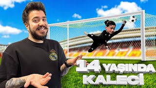 14 Yaşindaki̇ Efsane Kaleci̇yi̇ Test Etti̇k