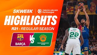 Will Pana Break The Curse In Barcelona ? - Fc Barcelona Vs Panathinaikos - Euroleague Highlights R21