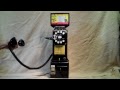 Western Electric Three Slot Payphone Collects and Returns Coins