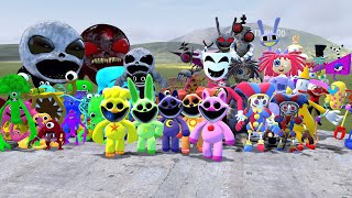 Smiling Critters Vs All Garten Of Banban Vs All Amazing Digital Circus In Garry's Mod!