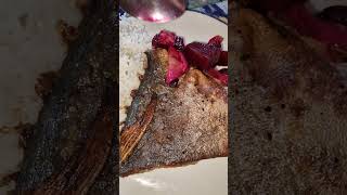 Fried Fish And Pickle For Dinner