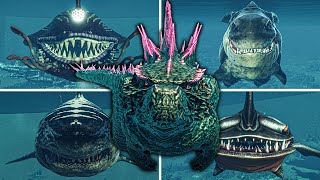 Godzilla Vs All Sea Creatures And Monsters Epic Battles In Juric World Evolution 2