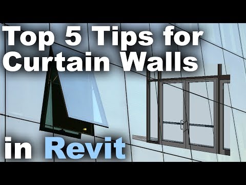 Top 5 Tips for Curtain Walls in Revit Tutorial