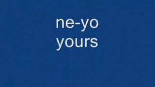 Watch Ne-yo Yours video