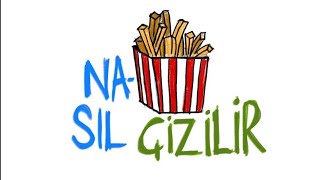 Patates Kızartması Nasıl Çizilir - Mc Donalds Patates Çizimi