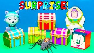 Opening Surprise Treasure Chests and Toys with the Assistant Opening Surprise Treasure Chests and Toys with the Assistant