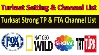 Turksat 42E Full Settings And Free Channel List