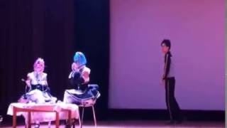 Cosband PR cosplay Re:Zero Rem Ram Subaru Nyauriz 2017 KZ Almaty