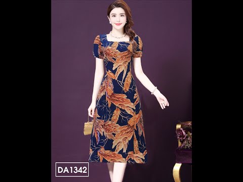 Đầm Diện Tết Xinh 20 Kiểu Đầm Dự Tiệc Dạo Phố Đẹp "Xuất Sắc" Mới Cập Bến Đầm Trung Niên 2021