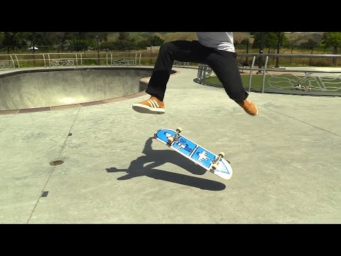 TODAY GABE LEARNS FRONTSIDE HEELS!