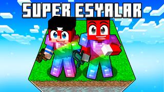Samet Op Eşyalar Ile Tek Chunk Oynuyor - Minecraft