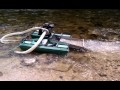 Rocky and his new 5" Gold Grabber gold dredge