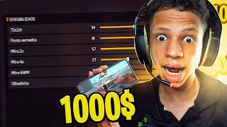 Comprei Uma Sensibilidade De 1000 Reais No Free Fire
