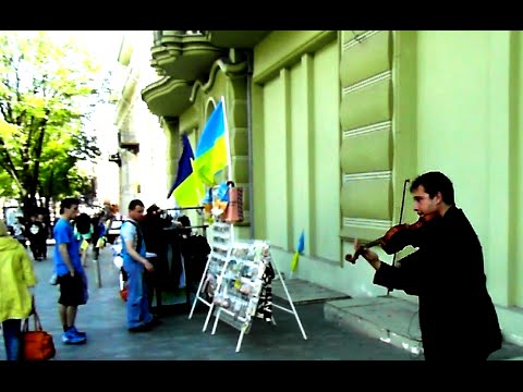 Семь сорок и Хава Нагила на скрипке. Одесса, Дерибасовская / Hava Nagila & 7-40 on violin in Odessa!