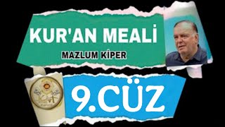 Kuran-I Keri̇m Meali̇ -9.Cüz - Mazlum Ki̇per