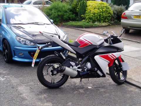 My new 58REG Yamaha YZF R125 and 2003Peugeot 206